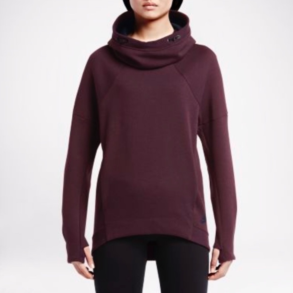 SOLD - Nike Maroon Funnel Jacket